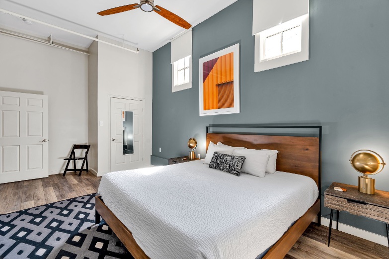 Bedroom two in The Ivories suite