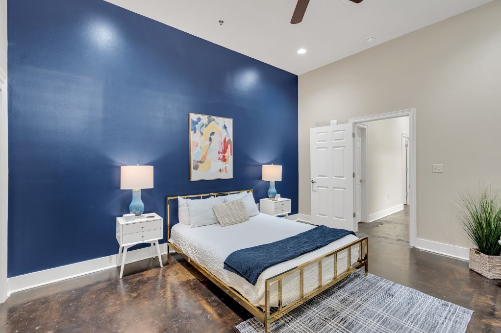 Bedroom two in The Reed suite