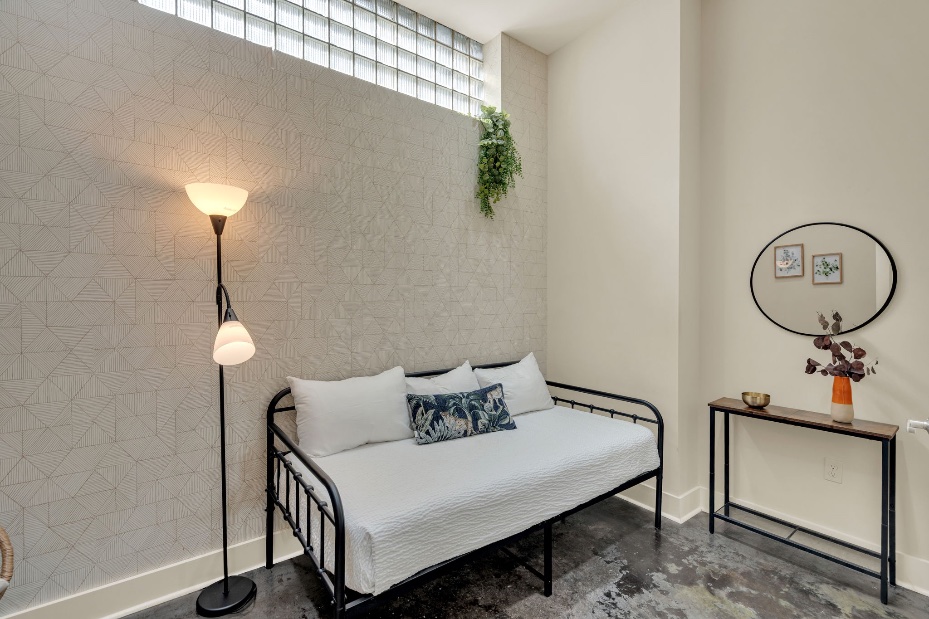 Bedroom three in The Reed suite