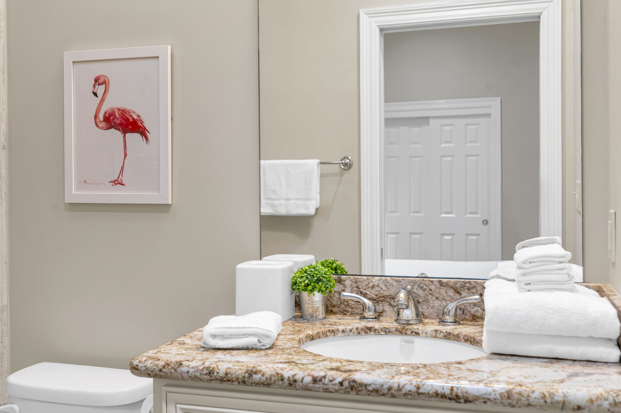 Bathroom two in The Slide suite