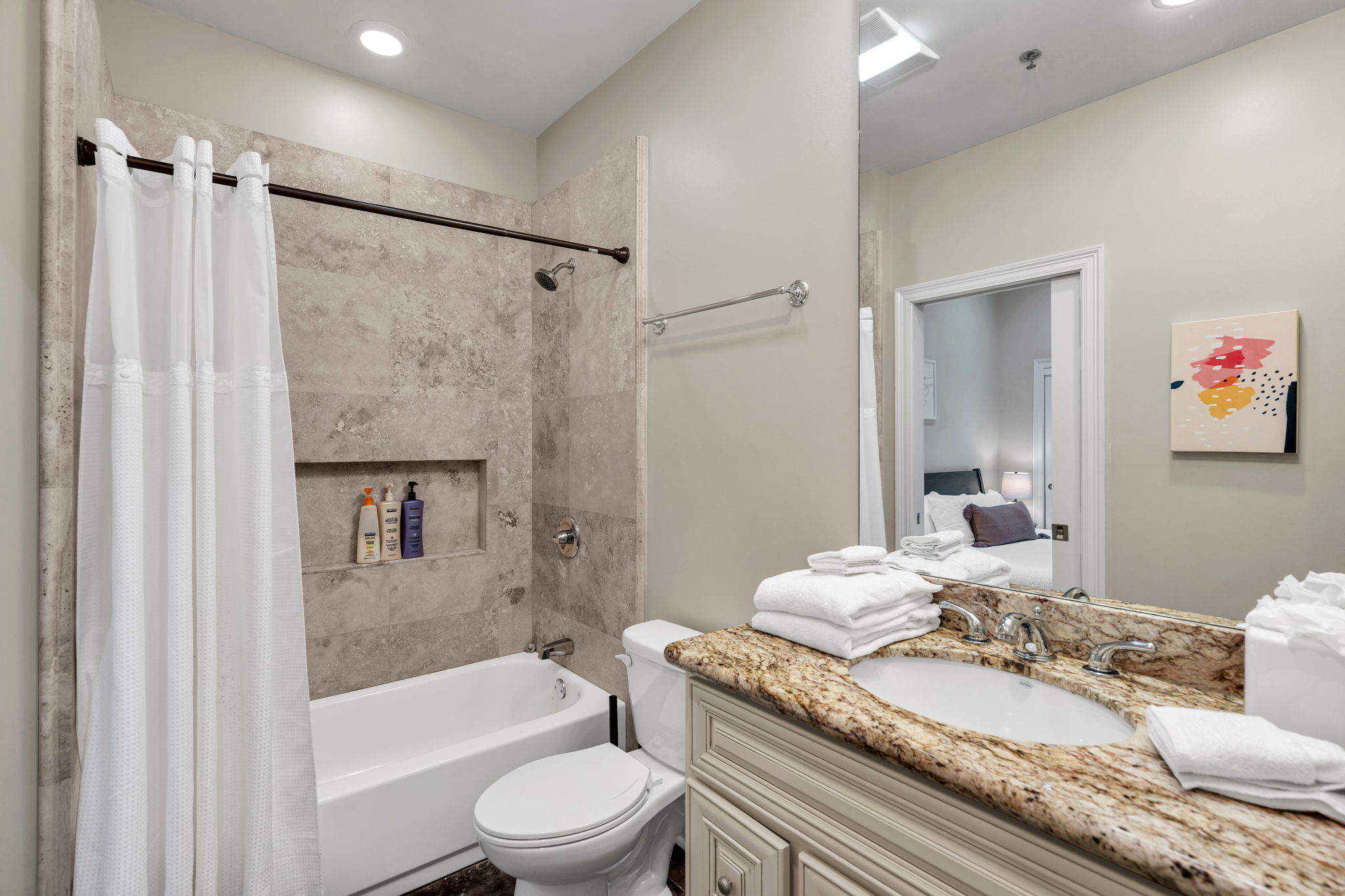 Bathroom three in The Slide suite