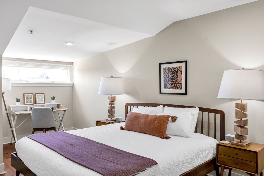 Bedroom two in The Bell suite