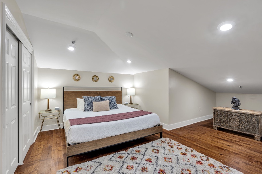 Bedroom three in The Bell suite