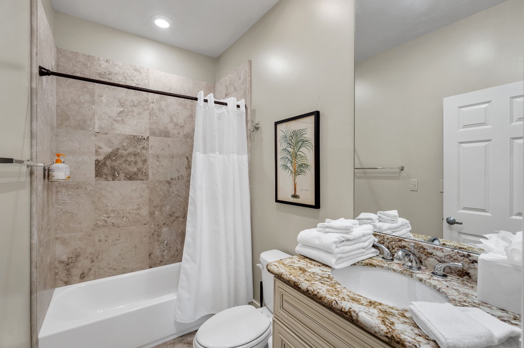 Bathroom two in The Licorice suite