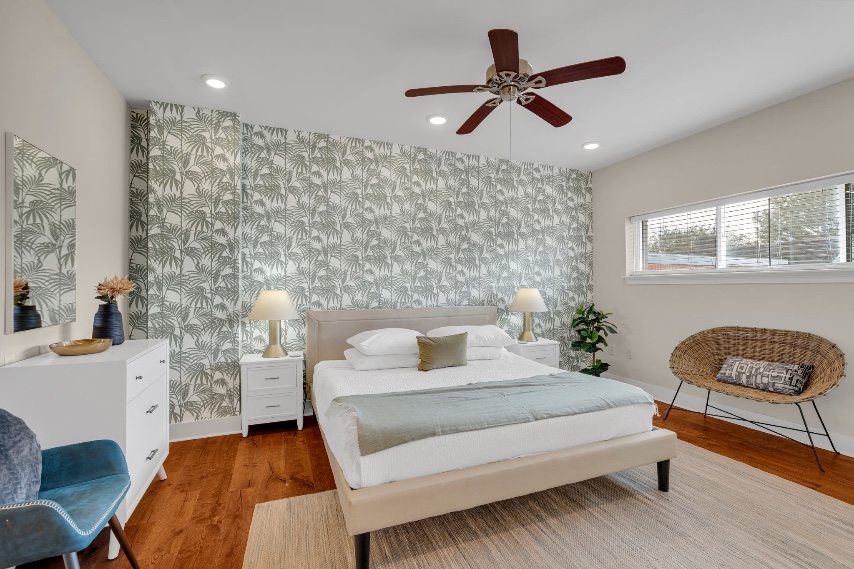 Bedroom one in The Soul suite