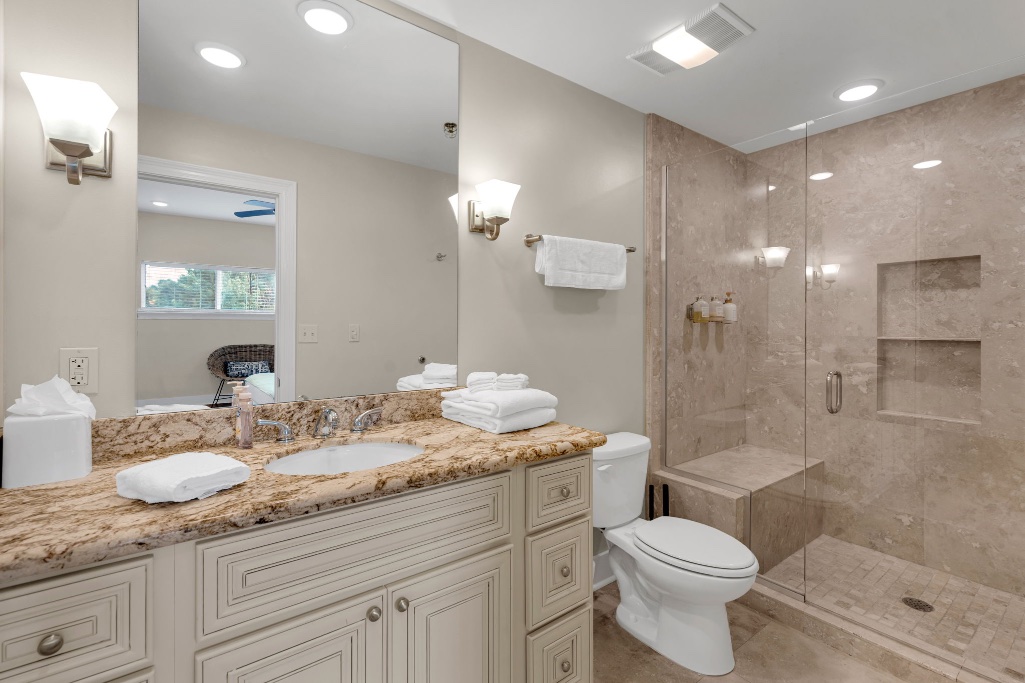 Bathroom one in The Soul suite