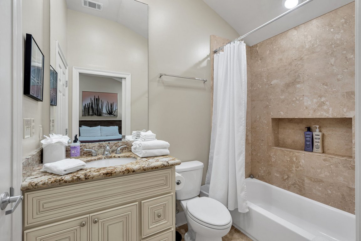 Bathroom two in The Delta suite